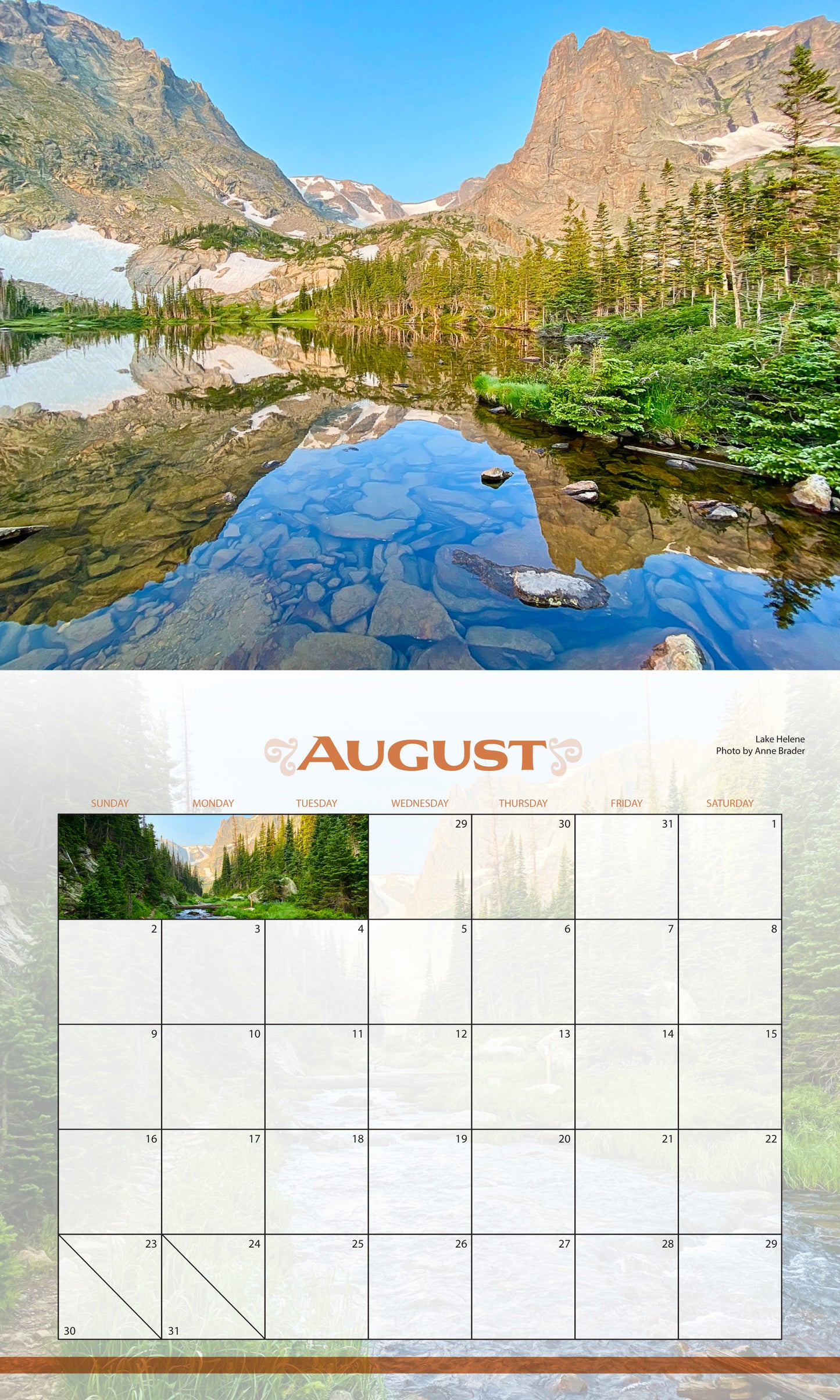 Calendar - RMNP 2026