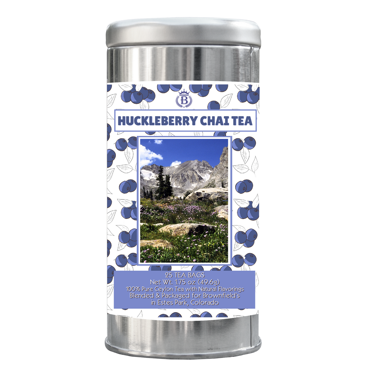 Huckleberry Chai Tea Tin