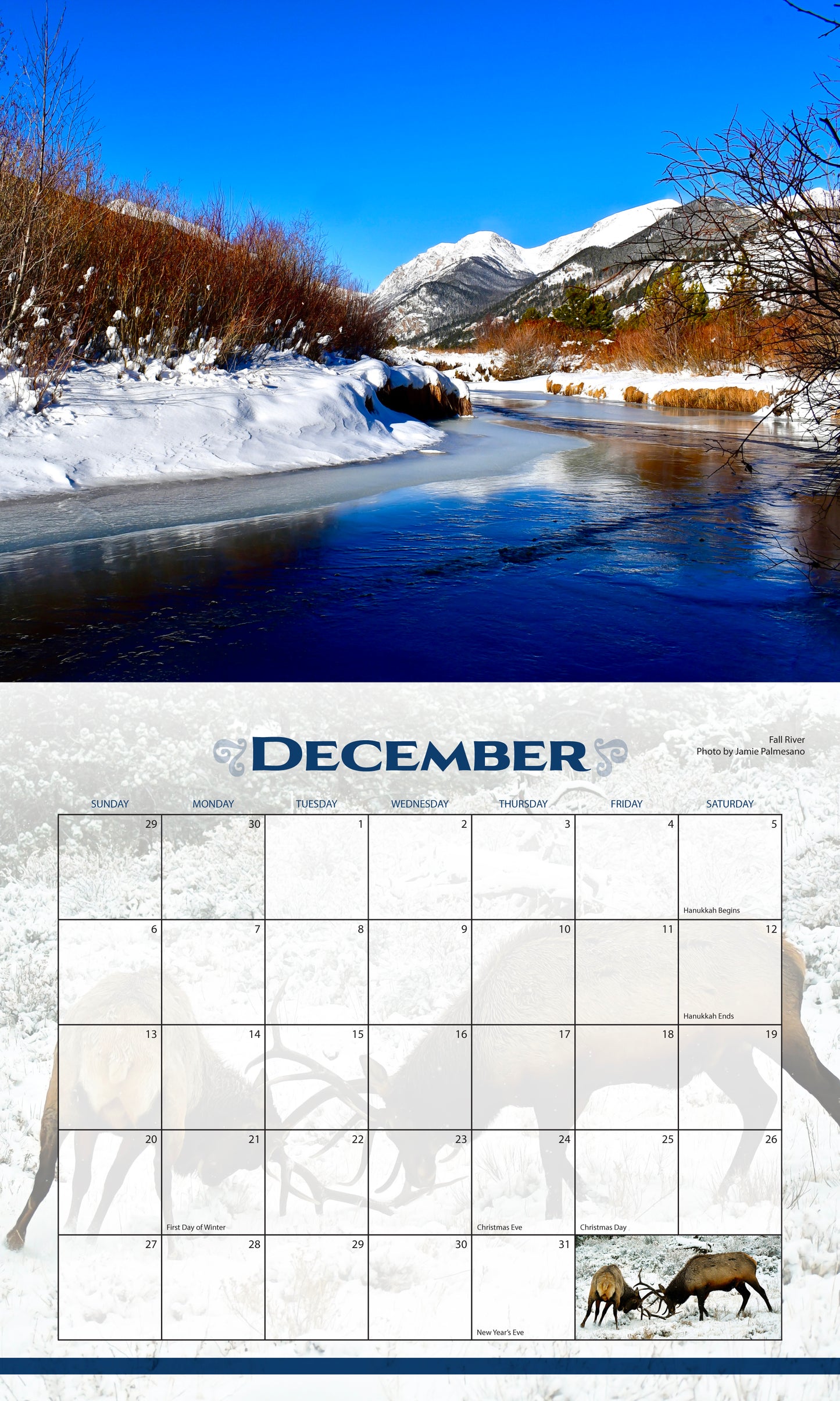 Calendar - RMNP 2026