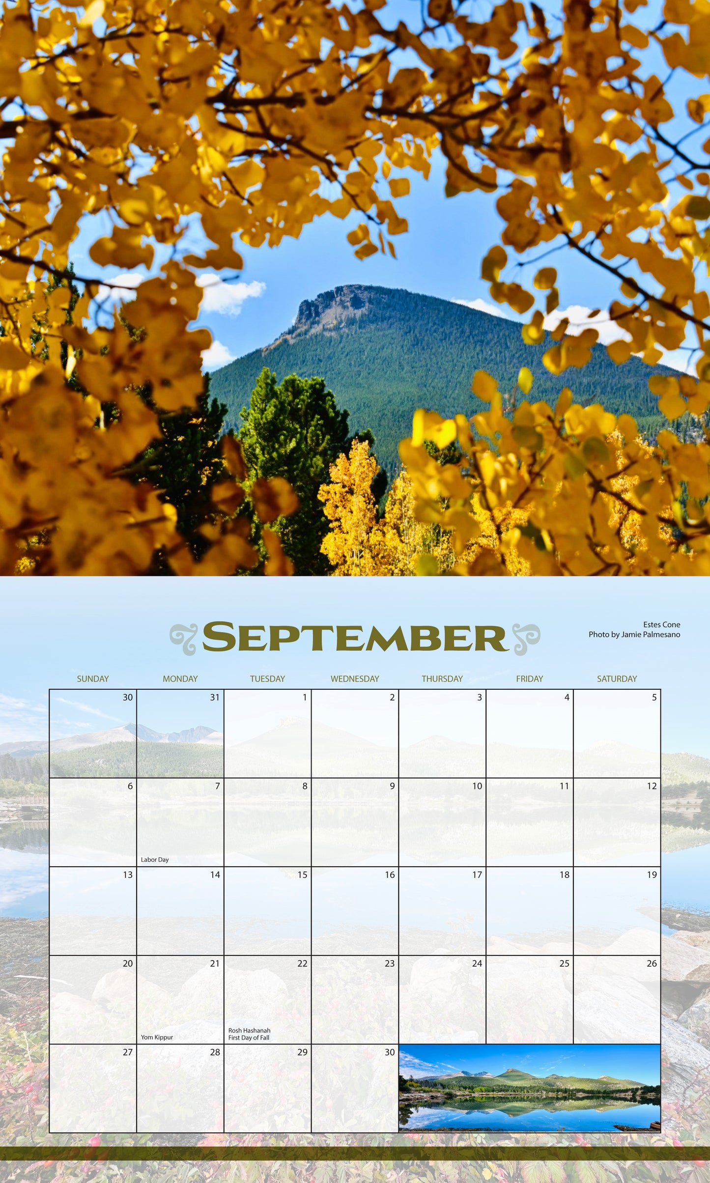 Calendar - RMNP 2026