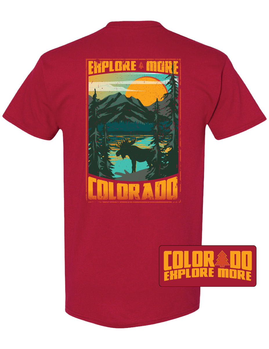 Vibrant Vintage Moose T-shirt