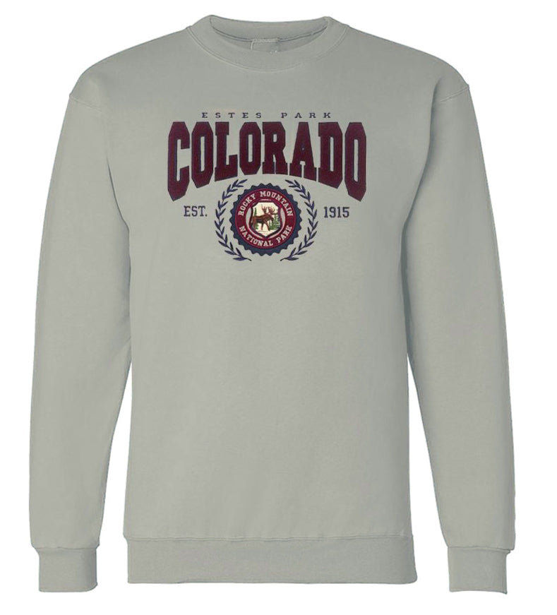 Chenille Crewneck - Concrete