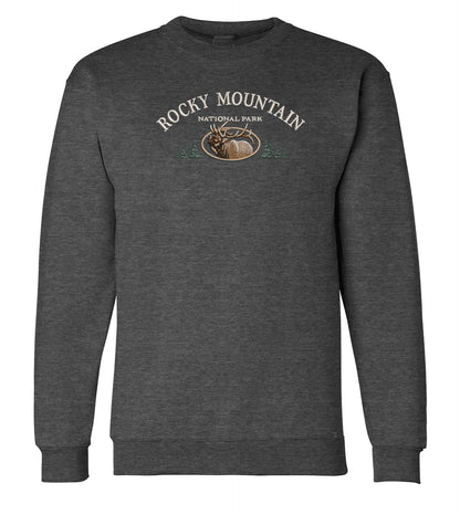 Golden Rule Elk Emb. Crewneck