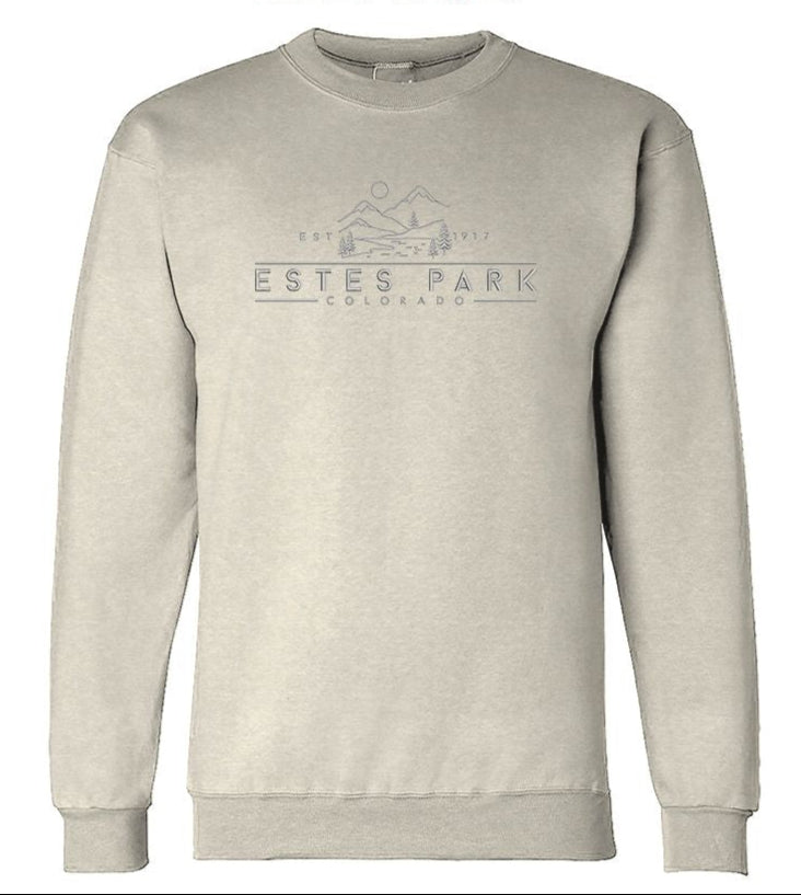 Taylor Swift Emb. Crewneck - Oatmeal