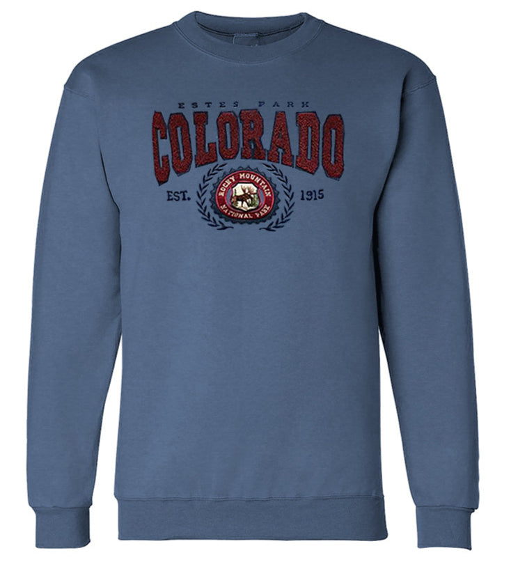 Chenille Crewneck - Steele