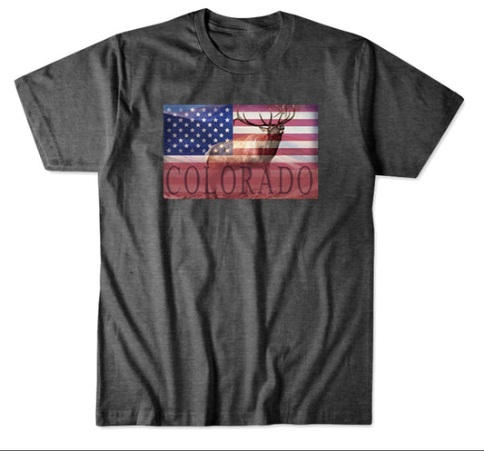 Particle Flag Elk T-shirt