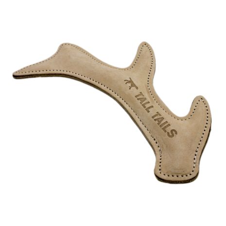 Leather Antler Dog Toy