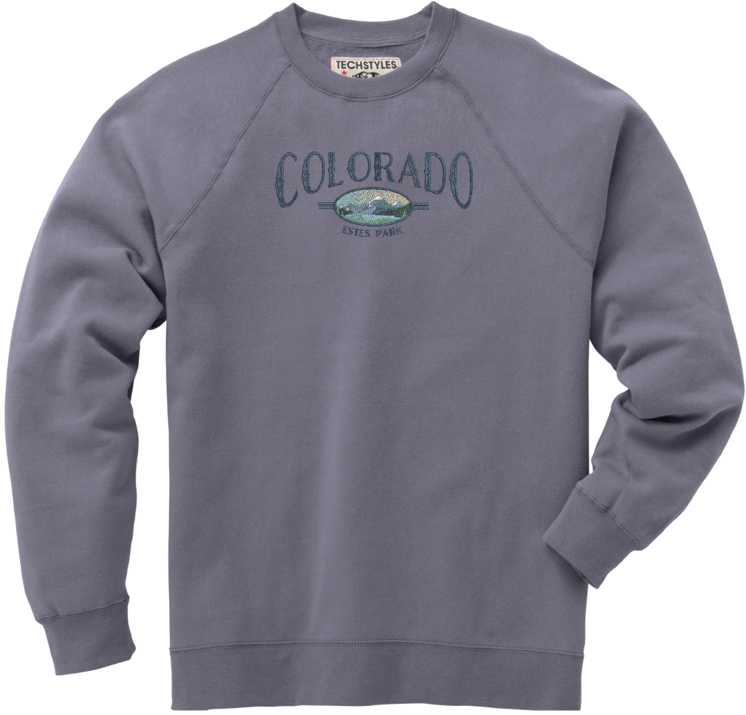 Ovaltine Mtn. Emb. Crewneck