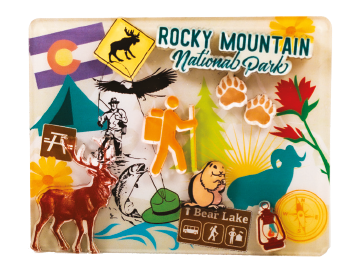 Magnet - RMNP 3D Pop Art