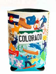Koozie - Colorado Pop Art Beverage